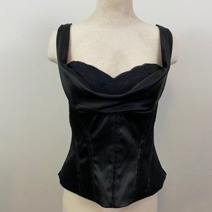 Black corset top